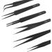 Folpus 6-Part Precision Pink Set - Stainless Steel Tweezers & Multifunctional Electronic Repair Tools for Handicrafts - Buy Online on GoSupps.com