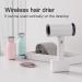 Portable Cordless Hair Dryer w/Hot & Cold Wind 15600mAh Rechargeable Blow Dryer Wireless Hair Dryer for Travel School Pet Care Oil Painting Drying Tools - Buy Online on GoSupps.com