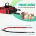 NASJAC Double Dog Leash - No Tangling 360 Rotatable Adjustable Shock-Damping Bungee Leash for Small Medium Large Dogs - Black & Red - Buy Online on GoSupps.com