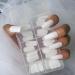 Lifextol 120pc Square Press on Nails Medium Long Ballerina False Nail Set - White Acrylic False Nails for Women and Girls Manicure - Buy Online on GoSupps.com