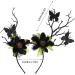Vakkey Light Up Halloween Headband LED Antler Hair Band Gothic Butterfly Headdress Halloween Costume Party Hair Accessories for Women - Buy Online on GoSupps.com
