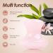 2 Pieces Mushroom Shape Gua Sha Massage Tool - Natural Acupressure Board for Face Neck & Eyes | Relaxation & Fine Line Improvement (Pink & Green) - Buy Online on GoSupps.com