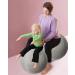 Gray LuiYninhuoJin Exercise Ball Chair Cover - 75CM | Yoga & Stability Ball for Pregnancy, Labor, Pilates | Office, Dorm & Home Use (Ball Not Included) - Buy Online on GoSupps.com