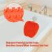 Shower Foot Cleaner Scrubber Massager - Acupressure Mat for Relaxing Feet, Non-Slip with Suction Cups - Increase Circulation and Exfoliation - Coral, 10.3 x 9.5 Inches - Buy Online on GoSupps.com