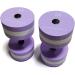 Davidamy's Gift: Water Aerobic Foam Dumbbells for Pool Resistance - 1 Pair, Purple - Buy Online on GoSupps.com