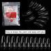 Noverlife 1100PCS C Curved Long Almond False Nail Tips - Half Cover Manicure Acrylic Fake Nails for Nail Salon & Home DIY Nail Art - Clear - Buy Online on GoSupps.com