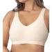 Buy Sexy Comfortable Glossy Silk Tank Top for Women | T Shirt BH Women Without Bracket | Fitness Apparel in Beige XXL - International Shipping Available - Buy Online on GoSupps.com