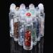 10 Pack 10ml Gemstone Roller Bottles with Healing Crystal Chips - Clear Glass Roll on Bottle for Essential Oils - Silver Lid - Natural Crystal Stones Roller Balls - Buy Online on GoSupps.com