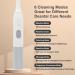 Sonic Electric Toothbrush for Adults - Rechargeable 8 Brush Heads 6 Modes 90 Days Battery Life Timer - Off-White - Buy Online on GoSupps.com