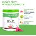 OZIVA Plant Based Biotin Powder for Hair Growth | Silica & Sesbania Agati | Clean & Vegan | 125g - Buy Online on GoSupps.com