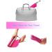 Food Grade Silicone Heat Resistant Mat for Hair Styling Tools - Pink (9 x 6.5 inches) - Buy Online on GoSupps.com