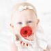 Ryan & Rose Cutie PAT Pacifier Teether - Flat Red - Buy Online on GoSupps.com