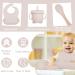 Bizcasa 8-Piece Silicone Baby Dishes Set | Non-Slip Toddler Tableware with Suction Cups | BPA-Free Baby Bowl & Plate in Beige - Buy Online on GoSupps.com