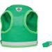 Femax Soft Mesh Dog Harness & Linen Set - Adjustable Reflective Breathable Breastware for Puppies & Cats | Green (30-34 cm) - Ideal for Walking Running & Training - Buy Online on GoSupps.com