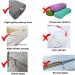 NGT Yoga Bolster Pillow for Meditation and Support - Rectangular Cushion with Washable Suede Pillowcase in Green - Buy Online on GoSupps.com