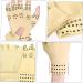 Buy Healvian Magnetic Compression Gloves - 3 Pairs Fingerless Gym & Workout Gloves for Men - Anti-Skid Protective Hand Muffs - Buy Online on GoSupps.com