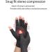 Arthritis Compression Gloves for Pain Relief - Non-Slip Fingerless Design for Men & Women - Large Gray Pair - Buy Online on GoSupps.com