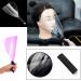 2Pcs Professional Anti-Slip Hair Salon Hairspray Mask - Hairdresser Styling Tools for Face & Eye Protection - Perfect for Haircuts, Makeup, and Coloring (Random Color) - Buy Online on GoSupps.com