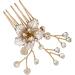 DOITOOL 1pc Headgear Hair Side Comb Hair Insertion Comb Headdress Crystal Hair Accessories Bridal Side Comb Flower Hair Accessories Diamond Headhones Hair Comb Rhinestones Bride - Buy Online on GoSupps.com