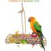 3 Packs Bird Parrot Toys Bird Chewing Foraging Shredder Toy Bird Cage Hammock Hanging Swing with Bells for Small Bird Parakeets Cockatiels Conures Budgie Lovebirds Hummingbird - Buy Online on GoSupps.com