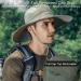 Cooltto Wide Brim Sun Hat - Waterproof Breathable for Fishing, Hiking, Camping | Army Green - Buy Online on GoSupps.com