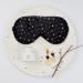 Townssilk 100% Silk Sleep Mask - Adjustable Strap, Comfortable & Super Soft Eye Mask - Ultimate Sleeping Aid - Blindford Silver Stars - Buy Online on GoSupps.com