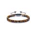 JSDDE Healing Crystals Bracelet Adjustable Natural Crystal Stone Bracelets for Men and Women Tiger Eye