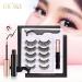 Magnetic eyelash and eyeliner kit 1 Tube of Magnetic Eyeliner 5 Pairs of Magnetic Eyelashes 1 Eyelash Applicator - Buy Online on GoSupps.com