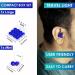 NECTUR 7 Pair Reusable Silicone Ear Plugs for Sleeping and Noise Cancelling - 22 DB NRR, Waterproof & Moldable - Ideal for Work, Concerts, Swimming, Mowing - Blue (0.6) - Buy Online on GoSupps.com