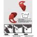 Hearing Protection Earplugs for Sleep & Work | Super Noise Reduction | Silicone Earplugs for Dorms & Offices - Black 2 Layer & 3 Layer - Buy Online on GoSupps.com