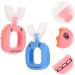 Gleavi 8 STK U-Shaped Toothbrush for Kids | Food-Grade Training Tool | Sweet & Fun Children's Oral Care - Buy Online on GoSupps.com