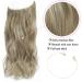 Invisible Wire Wavy Hair Extensions 20 Inch Mix Ash Blonde - Synthetic Hair Pieces for Women - Buy Online on GoSupps.com