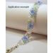 100pcs Adabele Austrian 3mm Small Faceted Bicone Crystal Beads Clear AB - Swarovski Compatible Preciosa 5301/5328 SSB302 - Buy Online on GoSupps.com