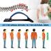 Lumbar Back Pain Relief Device | Multi-Level Back Stretcher for Herniated Disc, Sciatica, Scoliosis | Spine Board & Massager Support in Black & Blue - Buy Online on GoSupps.com