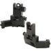 45 Degree Offset Flip Up Iron Sights - Rapid Transition Backup Fiber Optics - Low Profile Front and Rear Sights - Red/Green Dots - Picatinny/Weaver Rails Compatible - Buy Online on GoSupps.com