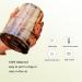 BLUEPOLAR 13oz Amber Tumbler Water Bottle with Straw and Lid - Insulated Glass Coffee Mug - Buy Online on GoSupps.com