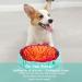 Vivifying Snuffle Mat for Dogs | Interactive Slow Feeding & Treats Game | Dog Digging Toy for Natural Foraging Skills | Orange+Red - Buy Online on GoSupps.com