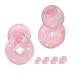 DanArt Noise Reduction Earplugs Silicone 4 Sizes Comfortable Fit Easy to Use (Rose Pink)