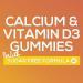 Premium Sugar Free Calcium Gummies with Vitamin D3 - 60 Gummies - Non-GMO Orange Flavored Chews for Bone & Teeth Support - Buy Online on GoSupps.com
