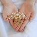 Gold Crystal Vine Bridal Hair Comb - Wedding & Prom Jewelry Accessory - Buy Online on GoSupps.com
