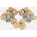 Samyo Unpainted Wooden Eggs for Easter Crafts - 2.5 x 1.75 Inches (Pack of 12) - Buy Online on GoSupps.com