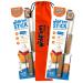 Wolf'em Marshmallow Roasting Stick - Multiple Cooking Attachments - Campfire Pie, S'More, and Hot Dog BBQ Roaster | Easy Spin Handles 2 Pack w/ Bag