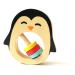Shumee - Wooden Baby Rattle Teething Toy - Penguin Shaped Animal Teether for Kids - (Gift 6 Months+ Boys Girls)