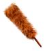 FCSHFC Natural Feather Duster Reusable Dusters for Cleaning with Wooden Handle for Cleaning Ceiling Fans Window Blinds Computer Screens Bookshelves Etc