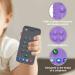 Cellphone Shape Silicone Teething Toys for Babies 3-12 Months - BPA Free, Soft-Textured (2 Pack/Gray+Purple) - Buy Online on GoSupps.com