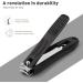 Bezox Nail Clipper with Catcher & Built-in File - Splash-Free Finger Nail Cutter for Perfect Manicure | International Shipping Available - Buy Online on GoSupps.com