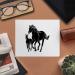 Buy Azeeda Microfiber Glasses Cleaning Cloths - Mare and Foal Design (2 Pack) | International Shipping Available - Buy Online on GoSupps.com