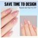TOMICCA Soft Gel Almond Nail Tips - 180Pcs, Matte Finish, 3-in-1 Base Coat, Pre-Colored Press On Nails - Light Pink Almond - Buy Online on GoSupps.com