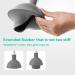 MIBIO Toilet Plunger and Brush Combo Set with Holder - Heavy Duty 2-in-1 Bathroom Cleaning Tool - Powerful Pump & Water Storage Design - White (1 Set) - Buy Online on GoSupps.com