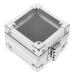 Nail Art Storage Box Drill Organiser Manicure Drill Box Storage Box for Manicure Polisher Nail Drill Organiser Tool Holder Zinc Alloy Grinding 9.00X7.50X6.00CM silver